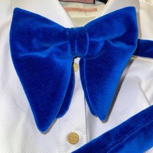 Overstuffed handmade “Tom Ford style” bow tie